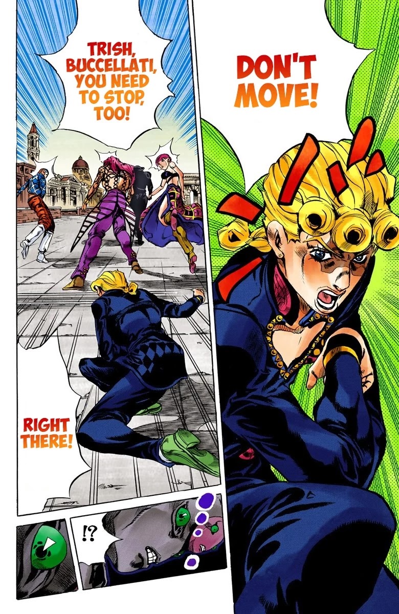 JoJo's Bizarre Adventure Part 5 - Vento Aureo (Official Colored) chapter 141 page 9