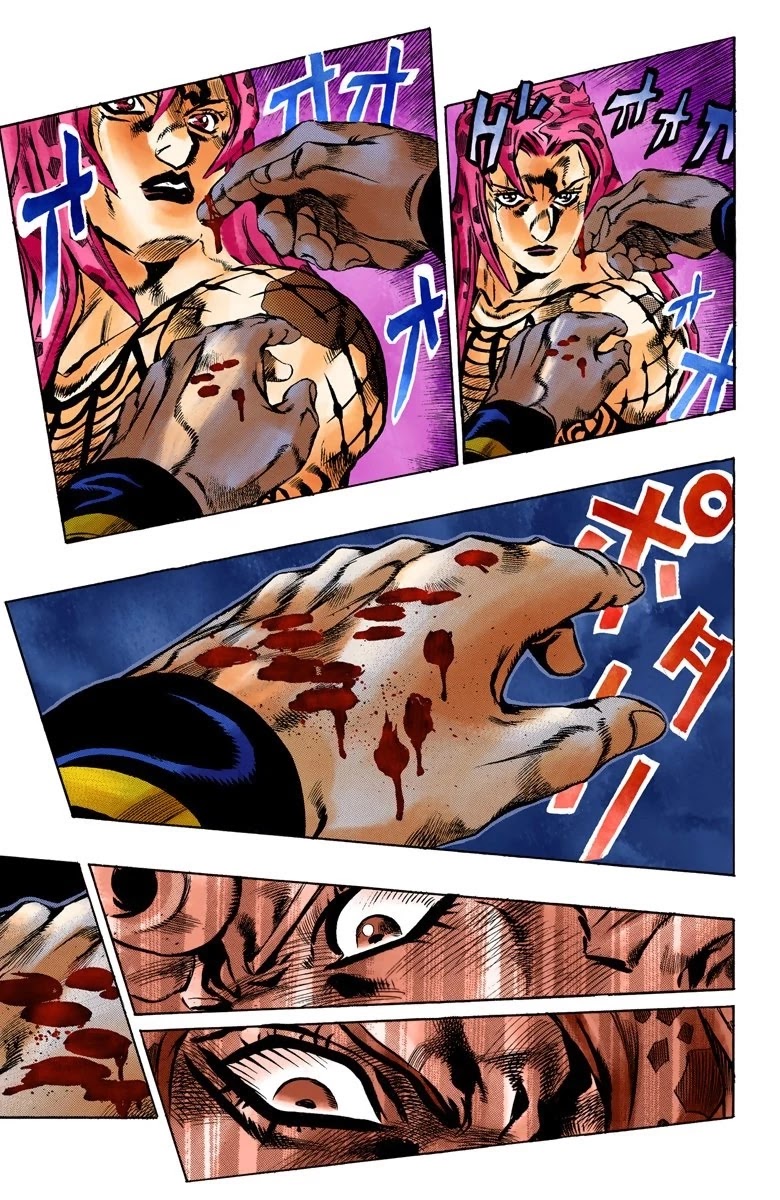 JoJo's Bizarre Adventure Part 5 - Vento Aureo (Official Colored) chapter 142 page 13