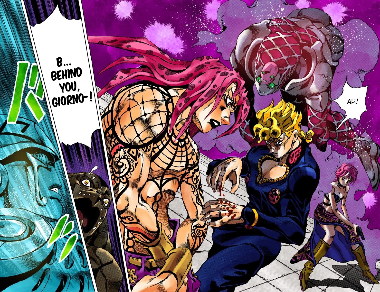 JoJo's Bizarre Adventure Part 5 - Vento Aureo (Official Colored) chapter 142 page 14