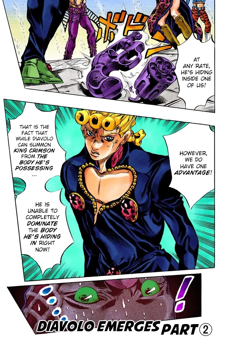 JoJo's Bizarre Adventure Part 5 - Vento Aureo (Official Colored) chapter 142 page 2