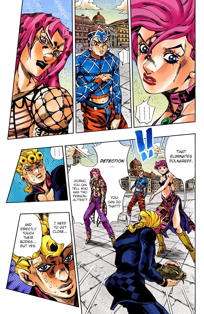 JoJo's Bizarre Adventure Part 5 - Vento Aureo (Official Colored) chapter 142 page 5