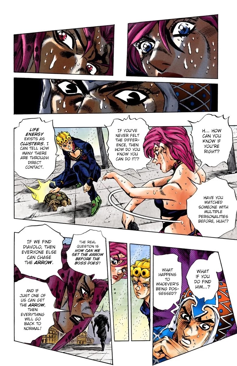 JoJo's Bizarre Adventure Part 5 - Vento Aureo (Official Colored) chapter 142 page 6