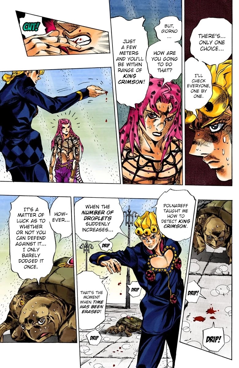 JoJo's Bizarre Adventure Part 5 - Vento Aureo (Official Colored) chapter 142 page 7