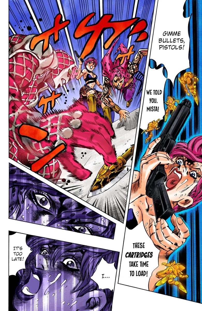 JoJo's Bizarre Adventure Part 5 - Vento Aureo (Official Colored) chapter 144 page 11