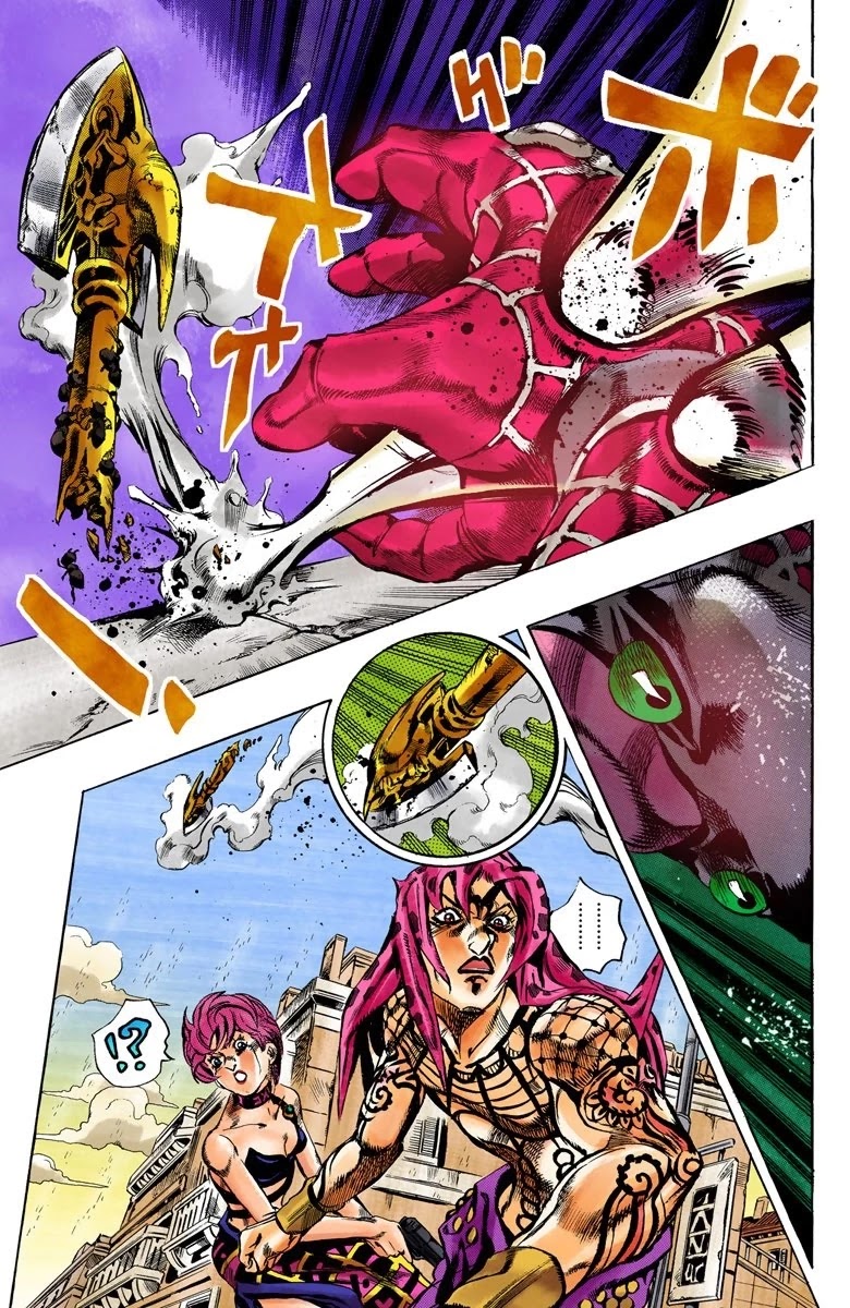 JoJo's Bizarre Adventure Part 5 - Vento Aureo (Official Colored) chapter 144 page 12