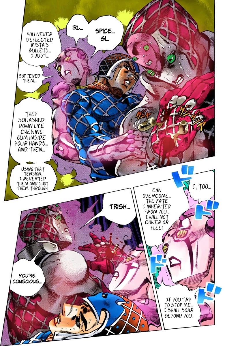 JoJo's Bizarre Adventure Part 5 - Vento Aureo (Official Colored) chapter 144 page 14