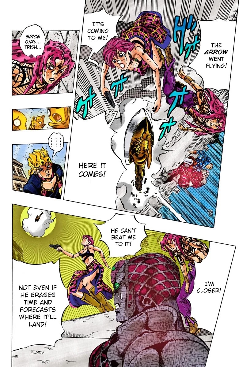 JoJo's Bizarre Adventure Part 5 - Vento Aureo (Official Colored) chapter 144 page 15