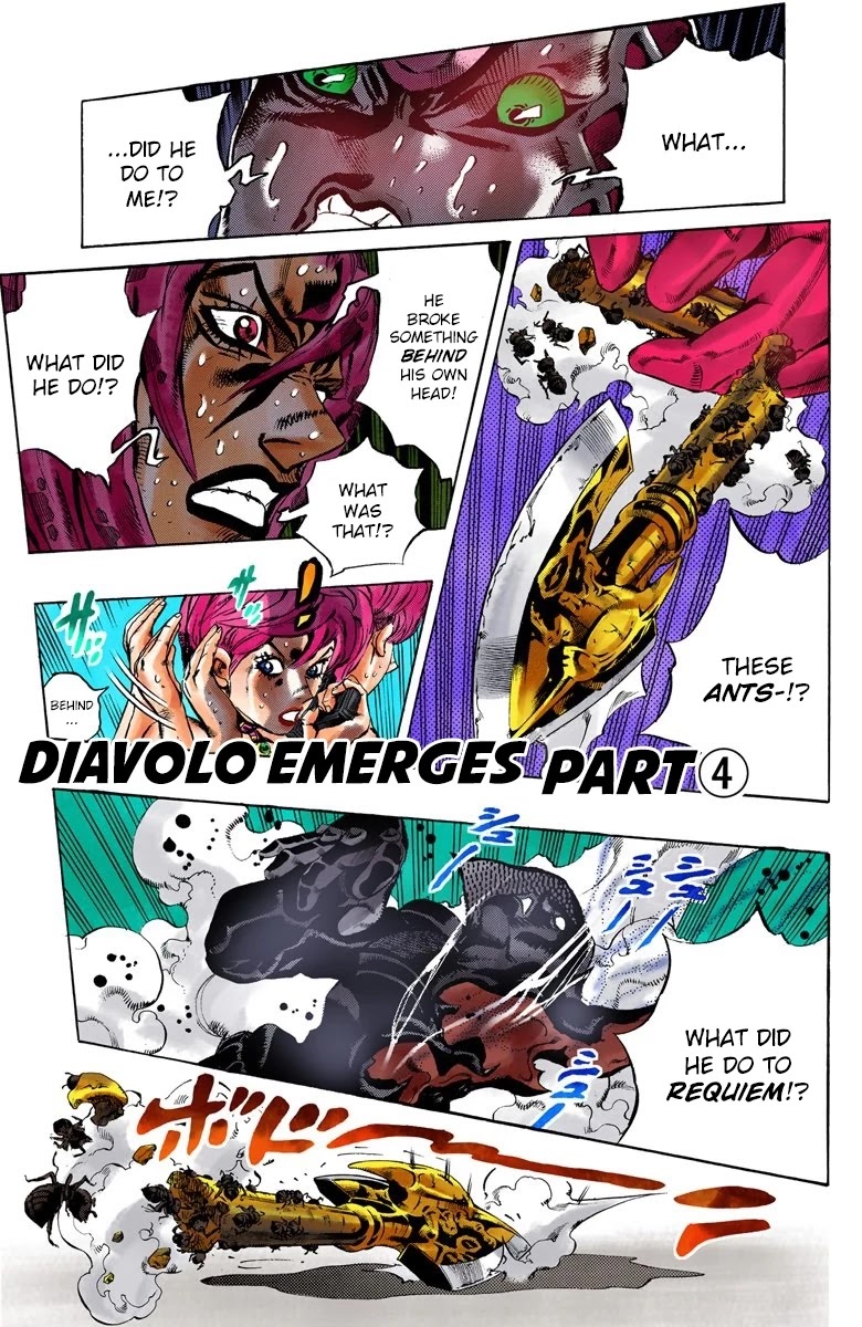 JoJo's Bizarre Adventure Part 5 - Vento Aureo (Official Colored) chapter 144 page 3