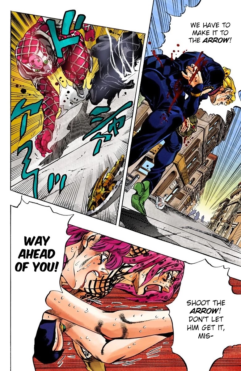 JoJo's Bizarre Adventure Part 5 - Vento Aureo (Official Colored) chapter 144 page 5