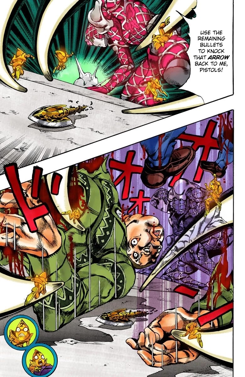 JoJo's Bizarre Adventure Part 5 - Vento Aureo (Official Colored) chapter 144 page 8