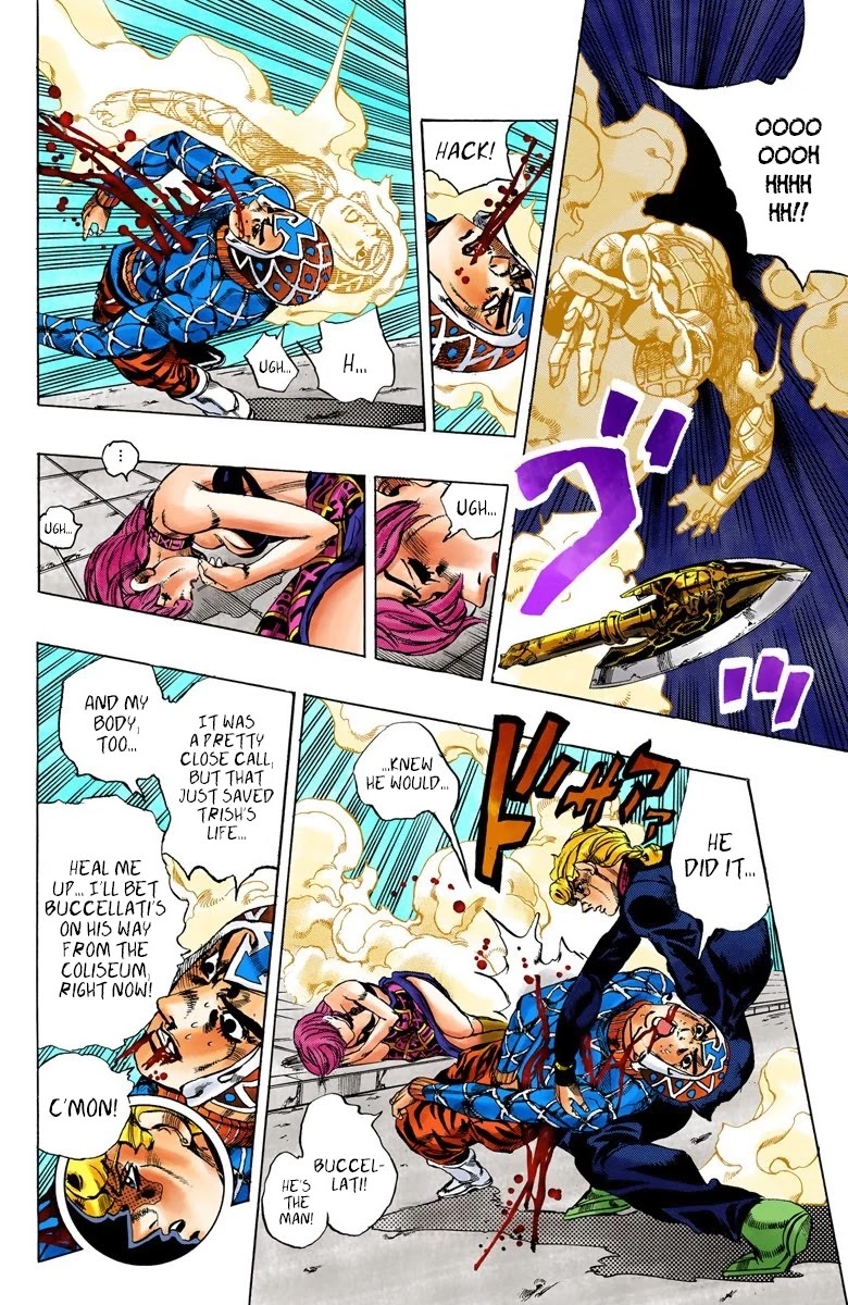 JoJo's Bizarre Adventure Part 5 - Vento Aureo (Official Colored) chapter 145 page 18