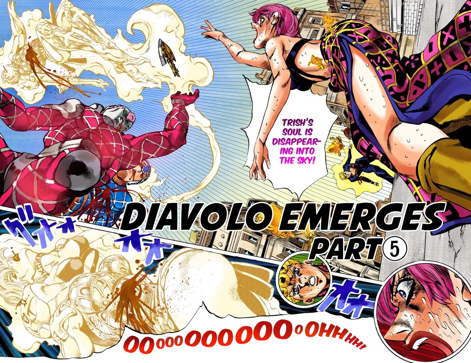 JoJo's Bizarre Adventure Part 5 - Vento Aureo (Official Colored) chapter 145 page 3