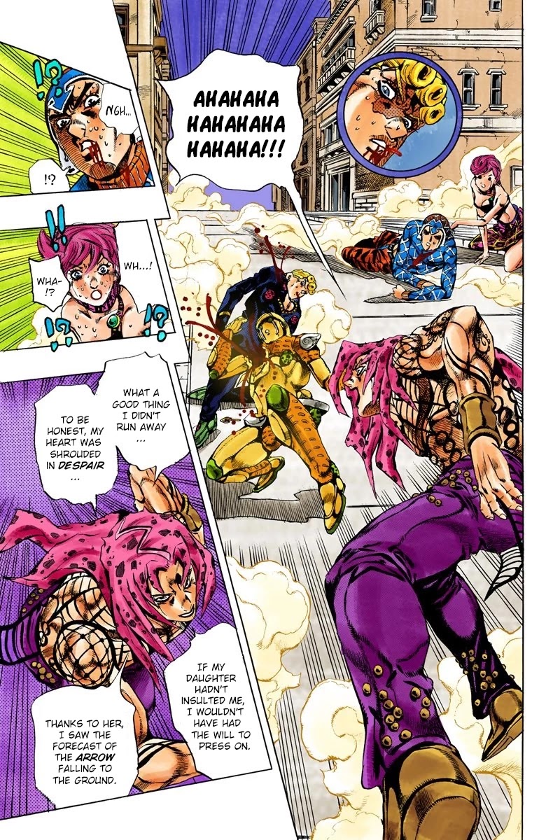 JoJo's Bizarre Adventure Part 5 - Vento Aureo (Official Colored) chapter 146 page 14