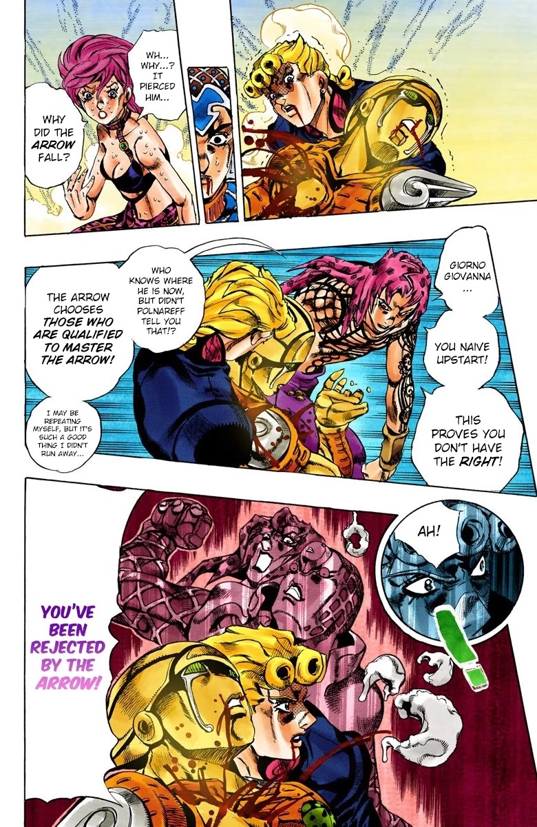 JoJo's Bizarre Adventure Part 5 - Vento Aureo (Official Colored) chapter 146 page 15