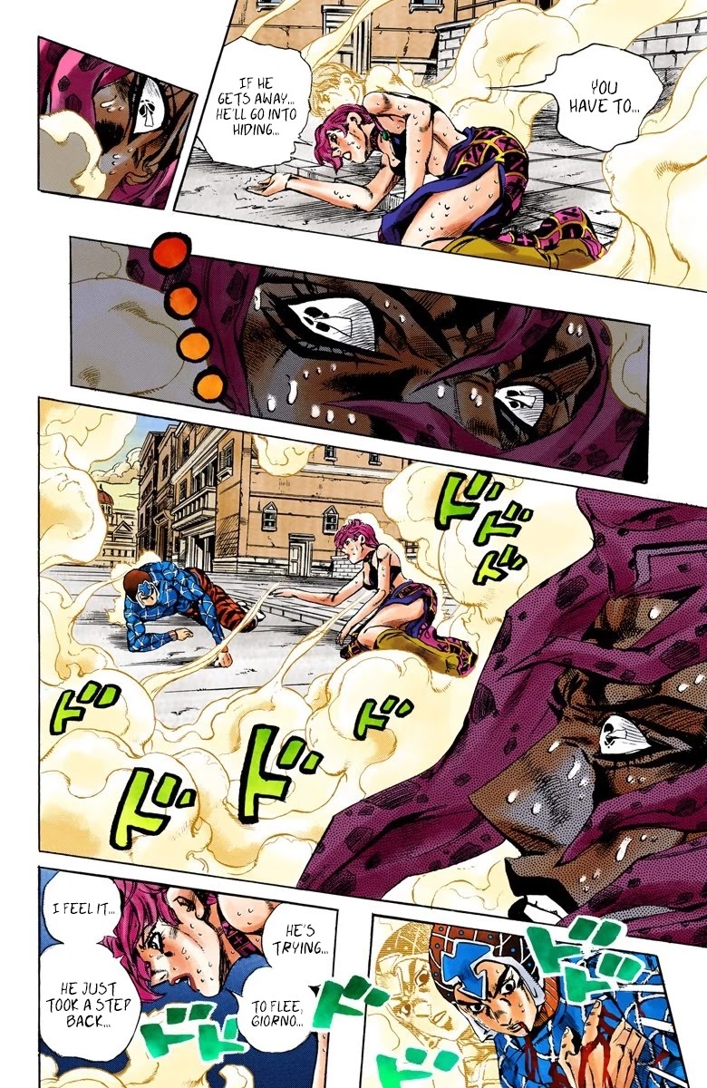 JoJo's Bizarre Adventure Part 5 - Vento Aureo (Official Colored) chapter 146 page 7