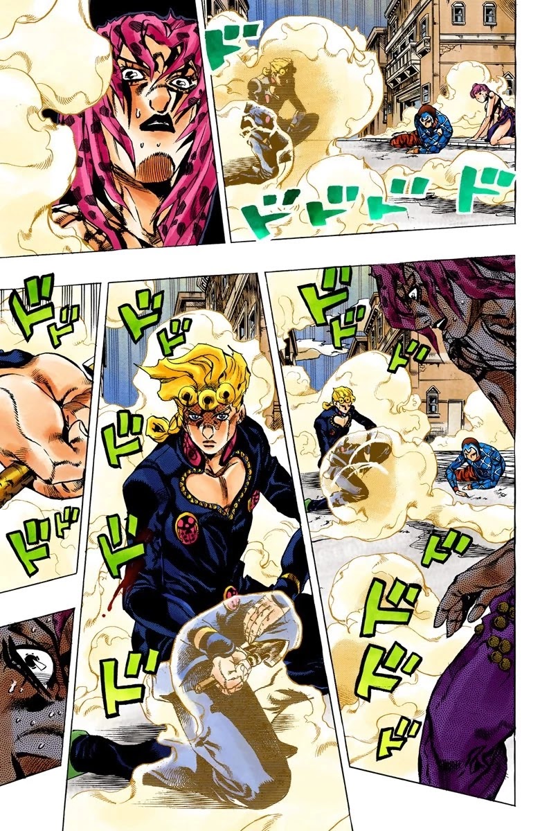 JoJo's Bizarre Adventure Part 5 - Vento Aureo (Official Colored) chapter 146 page 8