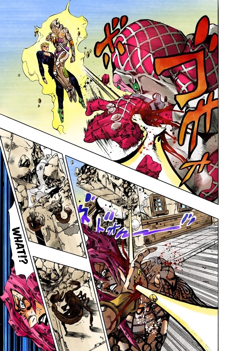 JoJo's Bizarre Adventure Part 5 - Vento Aureo (Official Colored) chapter 147 page 10