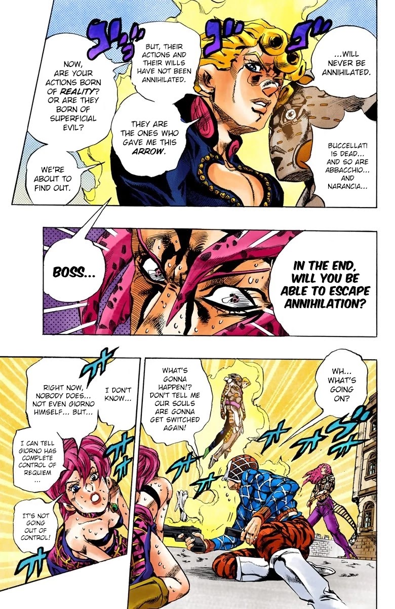 JoJo's Bizarre Adventure Part 5 - Vento Aureo (Official Colored) chapter 147 page 12