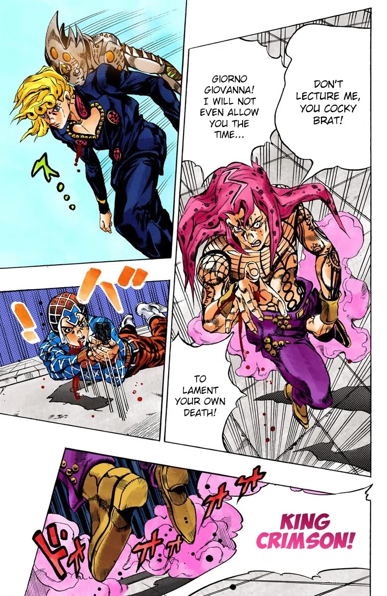 JoJo's Bizarre Adventure Part 5 - Vento Aureo (Official Colored) chapter 147 page 14