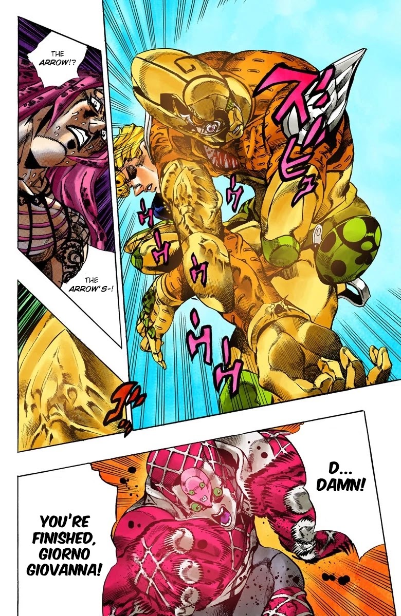 JoJo's Bizarre Adventure Part 5 - Vento Aureo (Official Colored) chapter 147 page 4