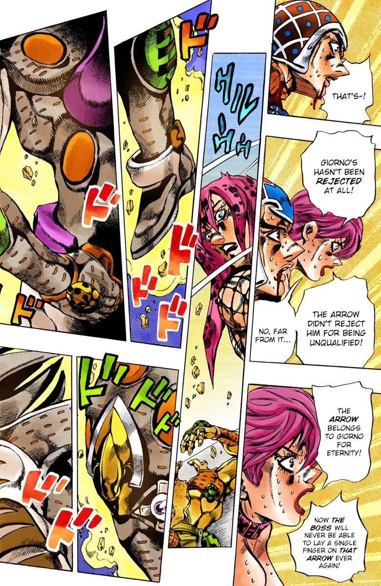 JoJo's Bizarre Adventure Part 5 - Vento Aureo (Official Colored) chapter 147 page 6