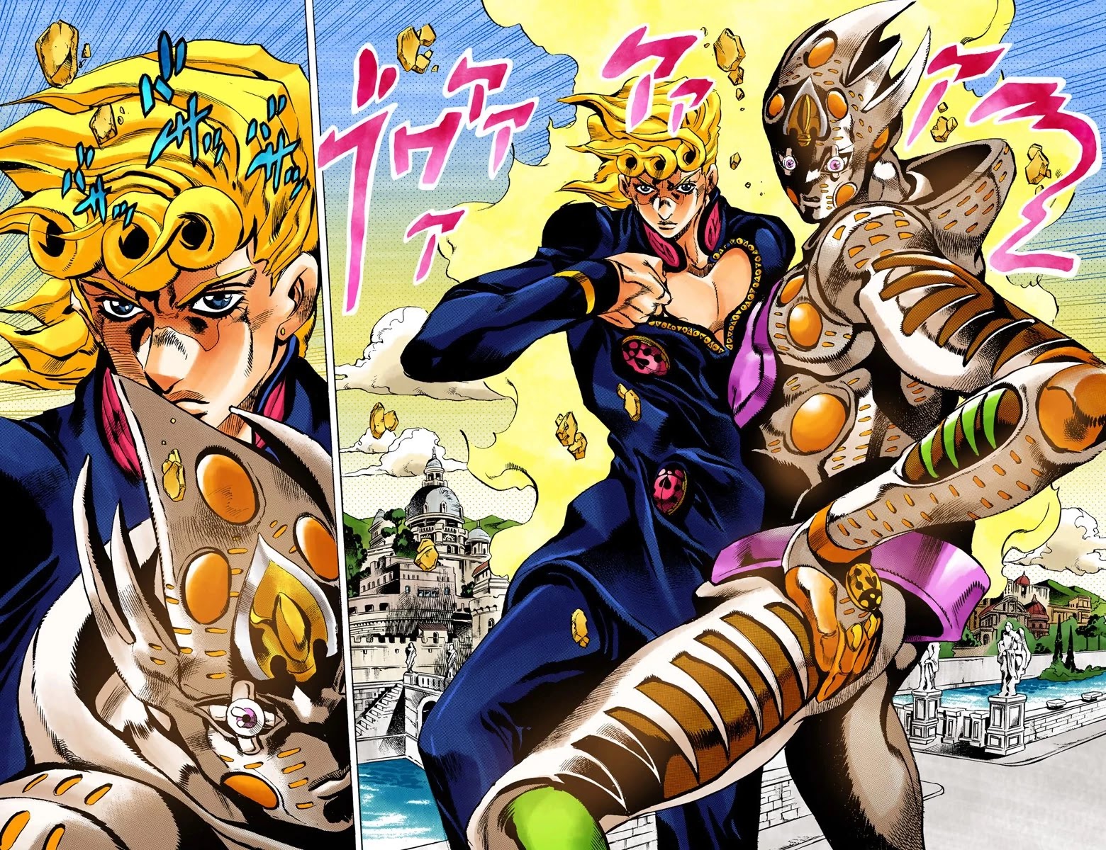 JoJo's Bizarre Adventure Part 5 - Vento Aureo (Official Colored) chapter 147 page 8