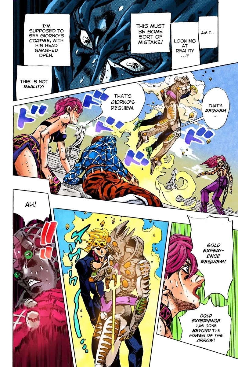 JoJo's Bizarre Adventure Part 5 - Vento Aureo (Official Colored) chapter 147 page 9