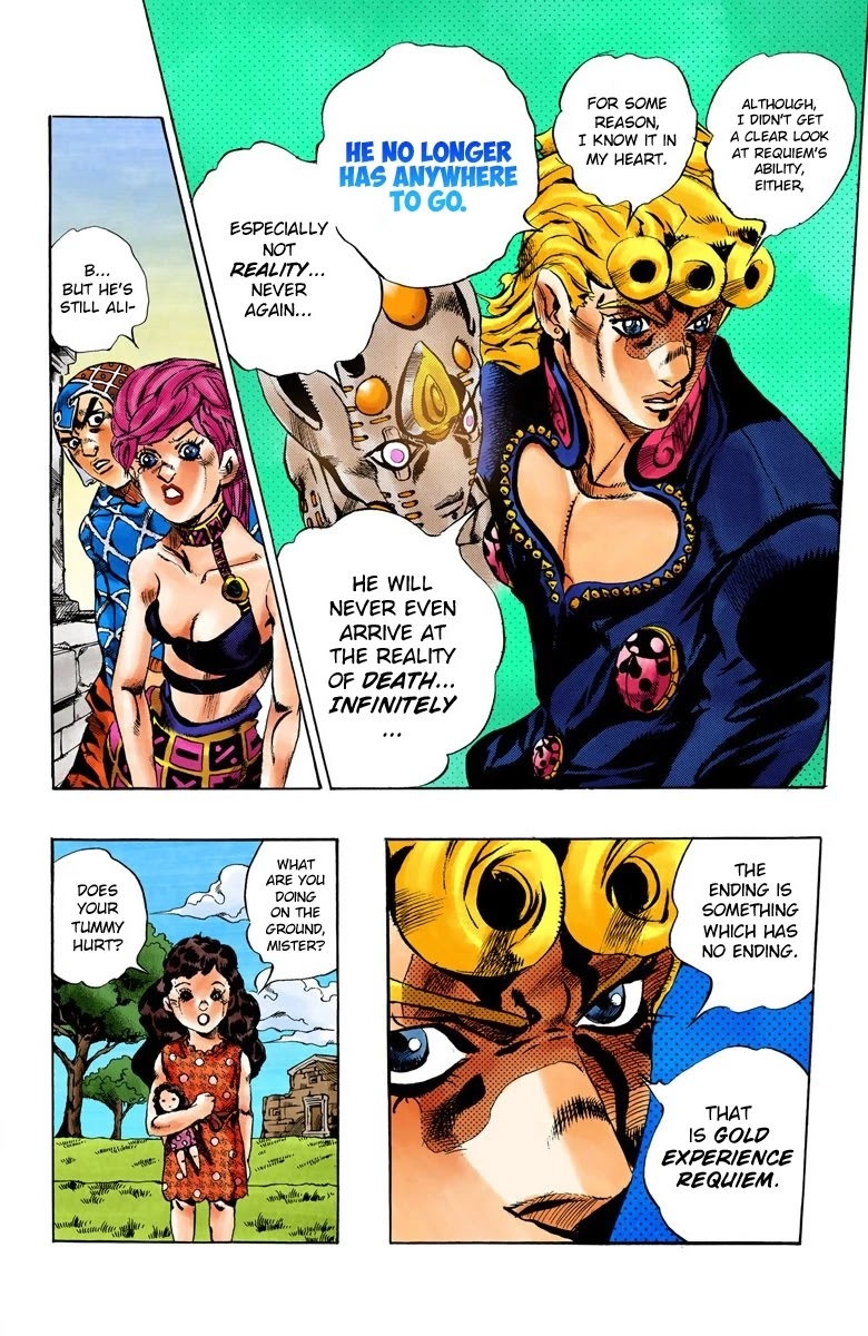 JoJo's Bizarre Adventure Part 5 - Vento Aureo (Official Colored) chapter 149 page 18