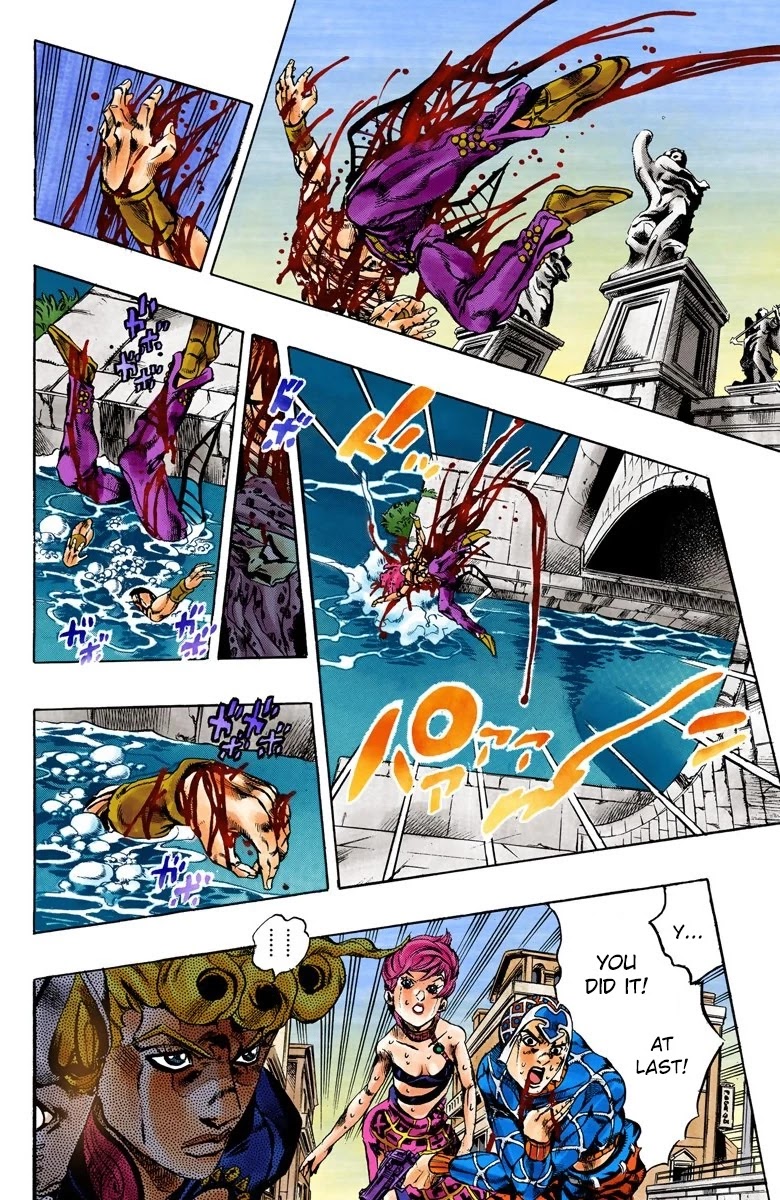 JoJo's Bizarre Adventure Part 5 - Vento Aureo (Official Colored) chapter 149 page 4