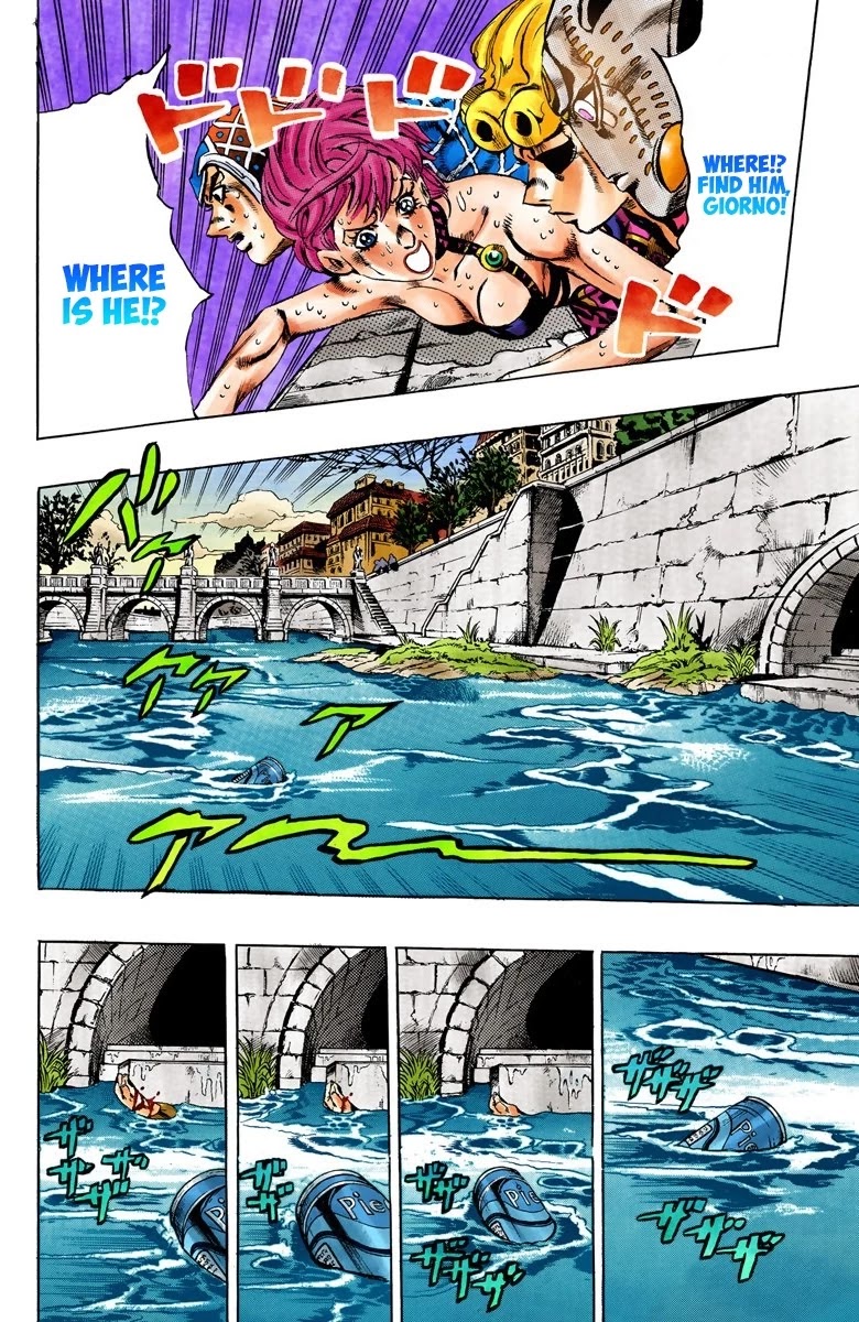 JoJo's Bizarre Adventure Part 5 - Vento Aureo (Official Colored) chapter 149 page 6