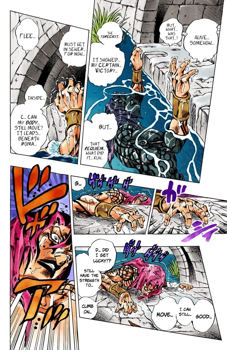 JoJo's Bizarre Adventure Part 5 - Vento Aureo (Official Colored) chapter 149 page 8