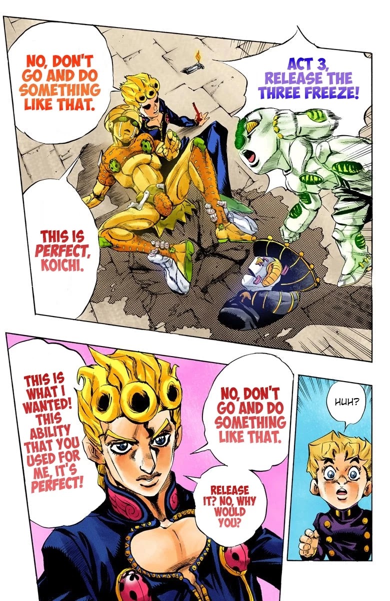 JoJo's Bizarre Adventure Part 5 - Vento Aureo (Official Colored) chapter 15 page 11