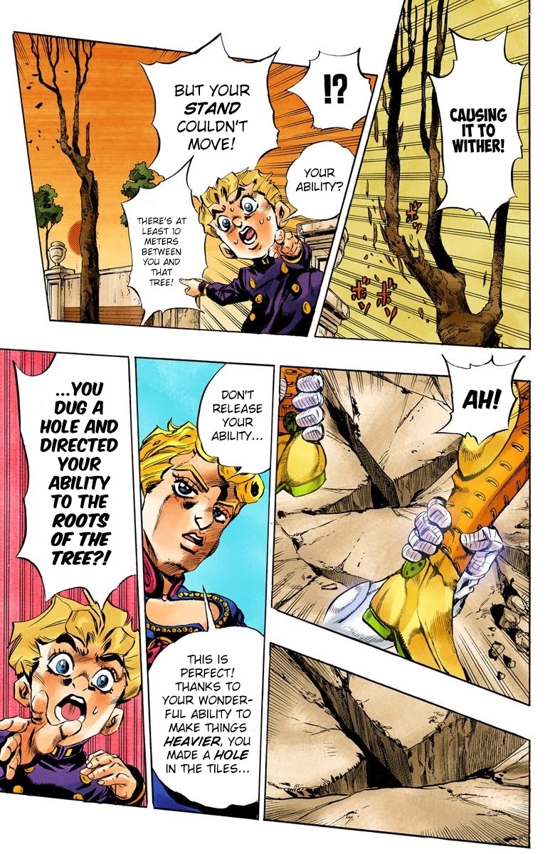 JoJo's Bizarre Adventure Part 5 - Vento Aureo (Official Colored) chapter 15 page 14