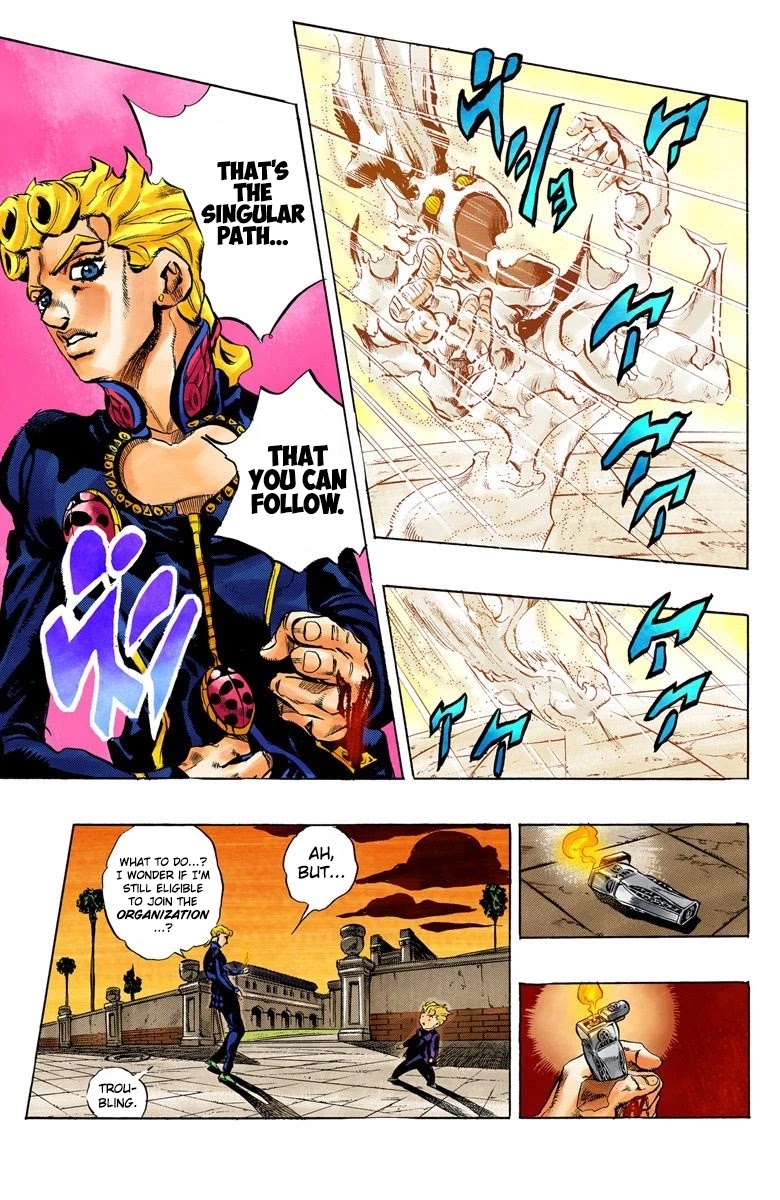 JoJo's Bizarre Adventure Part 5 - Vento Aureo (Official Colored) chapter 15 page 20