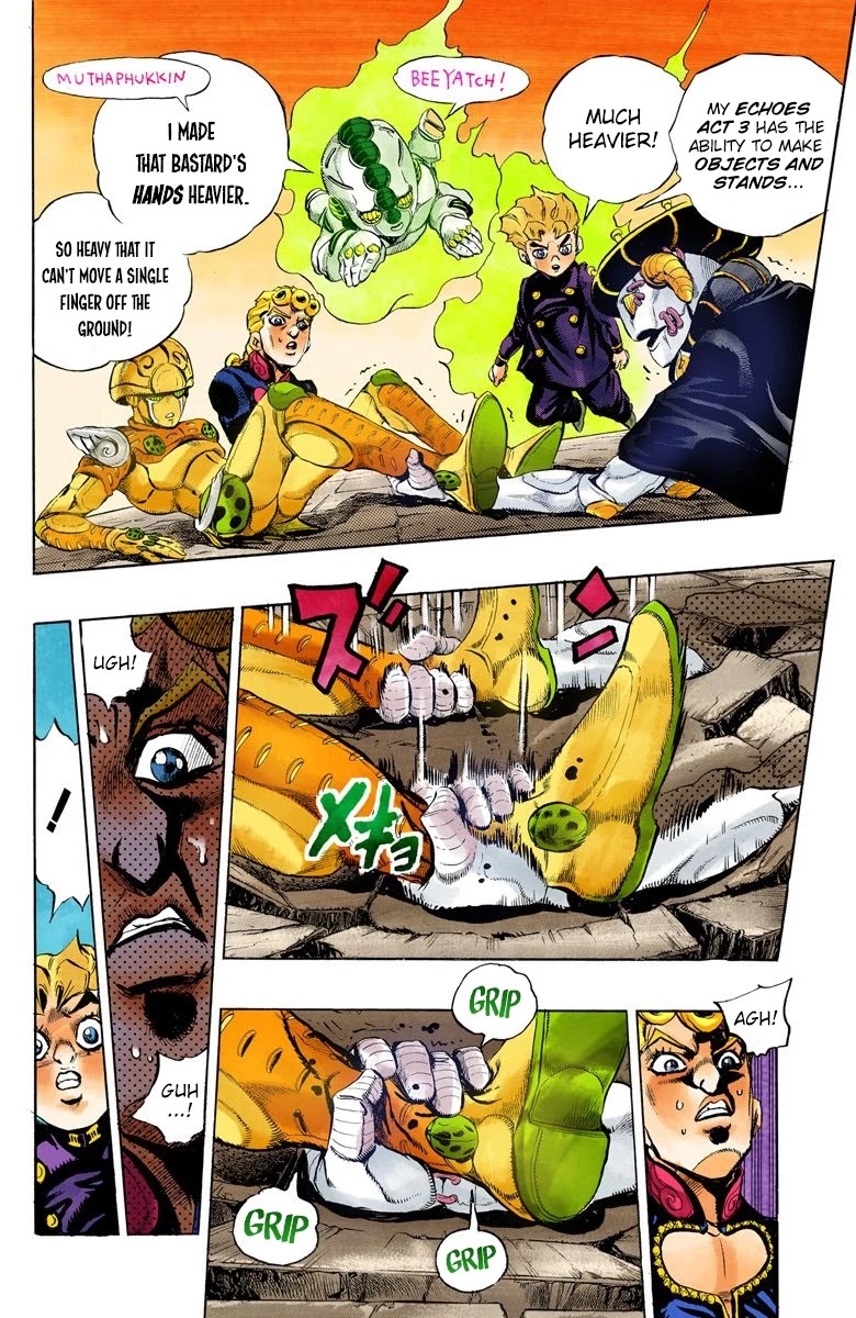 JoJo's Bizarre Adventure Part 5 - Vento Aureo (Official Colored) chapter 15 page 8