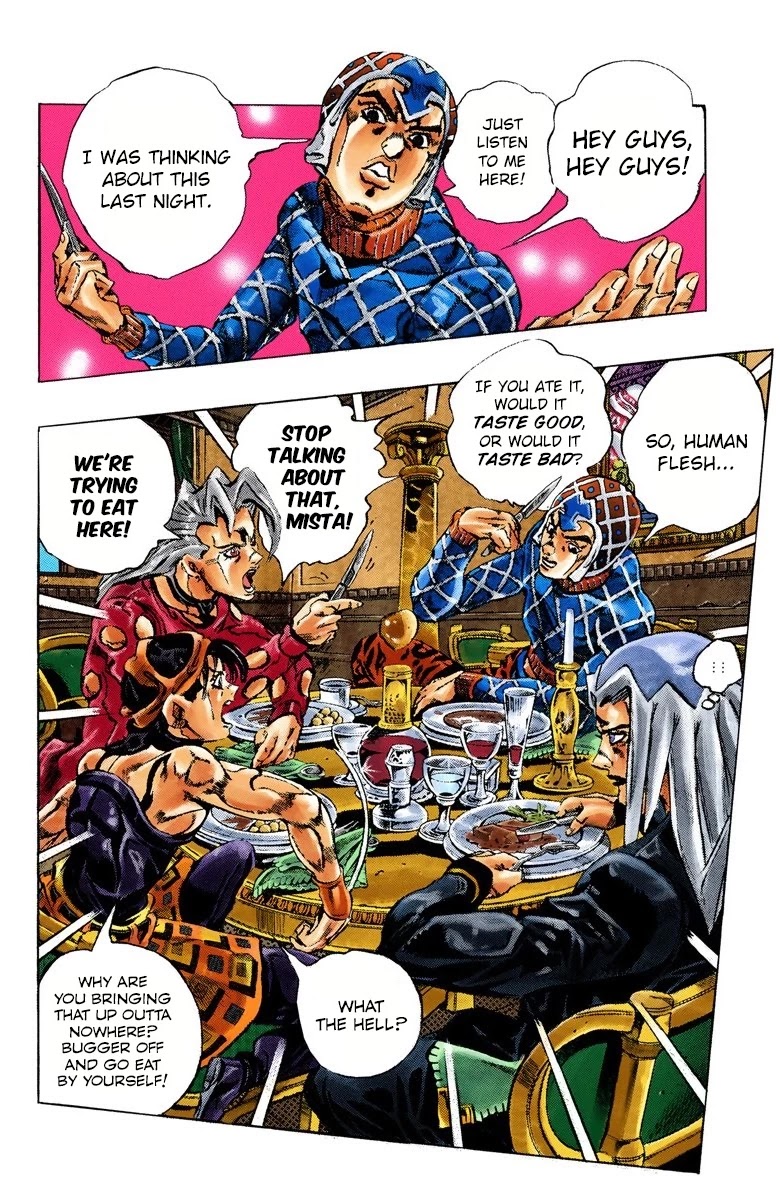 JoJo's Bizarre Adventure Part 5 - Vento Aureo (Official Colored) chapter 150 page 3