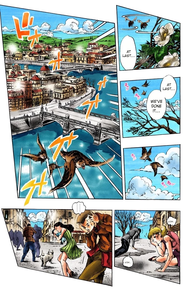 JoJo's Bizarre Adventure Part 5 - Vento Aureo (Official Colored) chapter 150 page 4