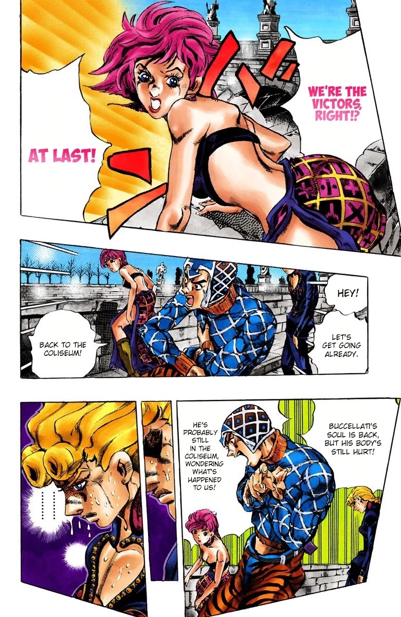 JoJo's Bizarre Adventure Part 5 - Vento Aureo (Official Colored) chapter 150 page 5