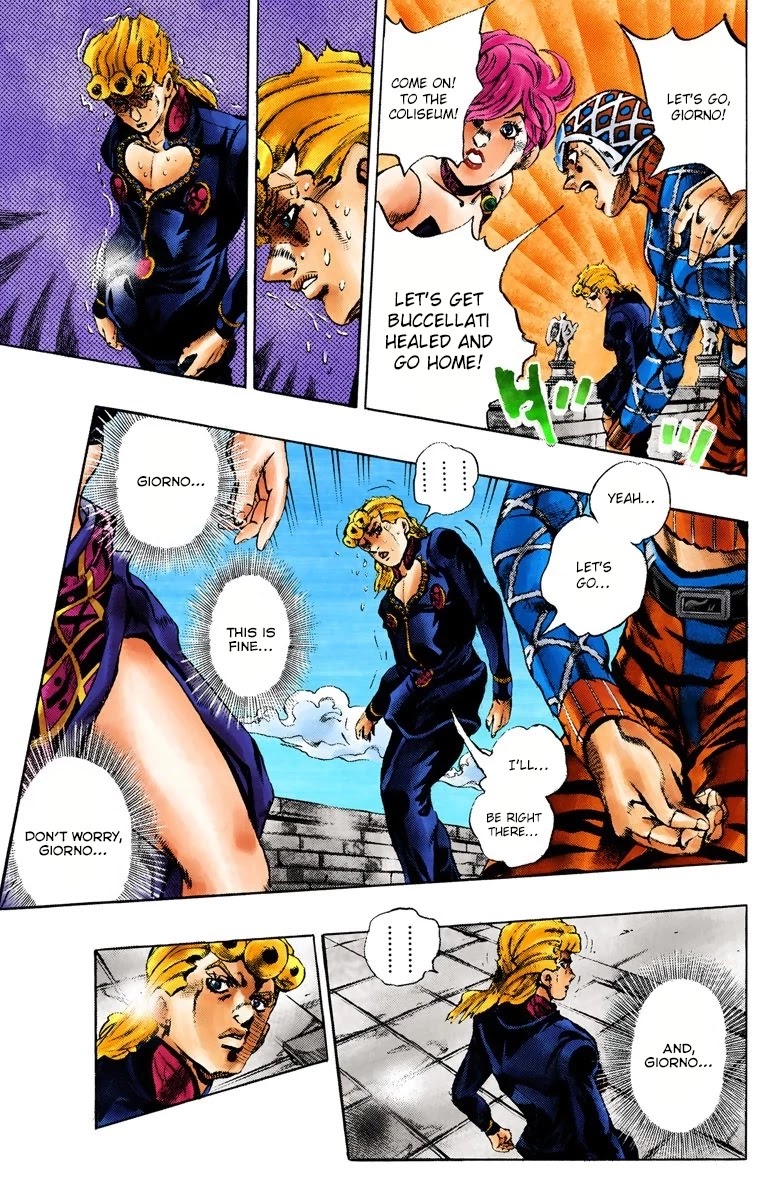 JoJo's Bizarre Adventure Part 5 - Vento Aureo (Official Colored) chapter 150 page 6