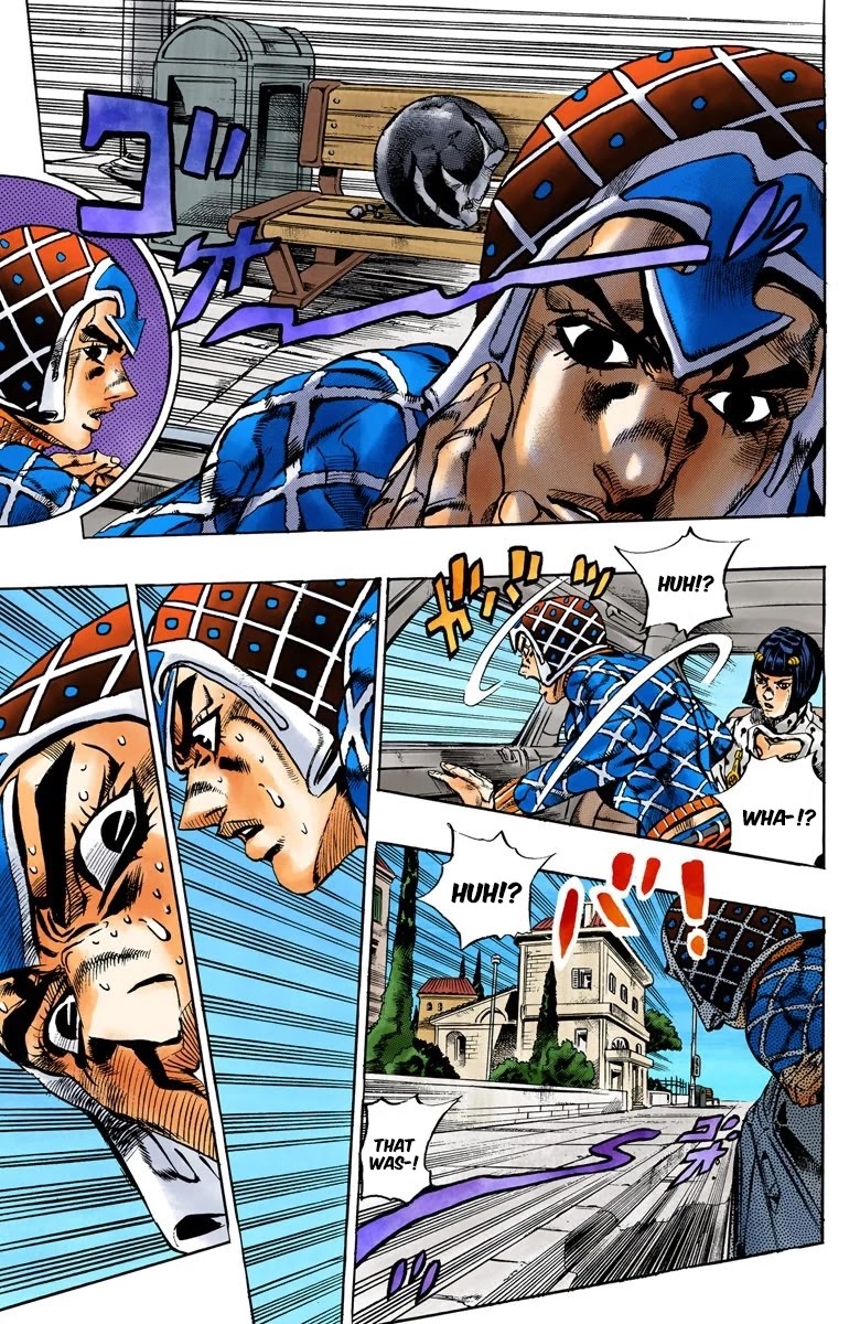 JoJo's Bizarre Adventure Part 5 - Vento Aureo (Official Colored) chapter 152 page 10