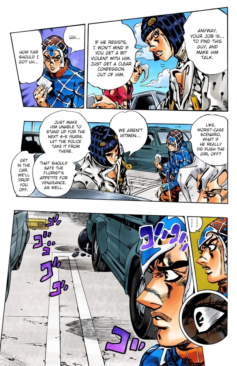 JoJo's Bizarre Adventure Part 5 - Vento Aureo (Official Colored) chapter 152 page 6