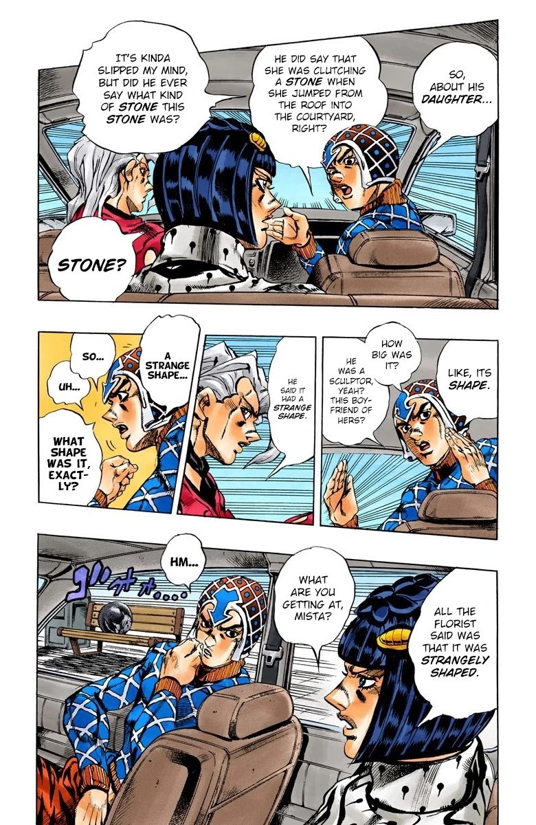 JoJo's Bizarre Adventure Part 5 - Vento Aureo (Official Colored) chapter 152 page 9