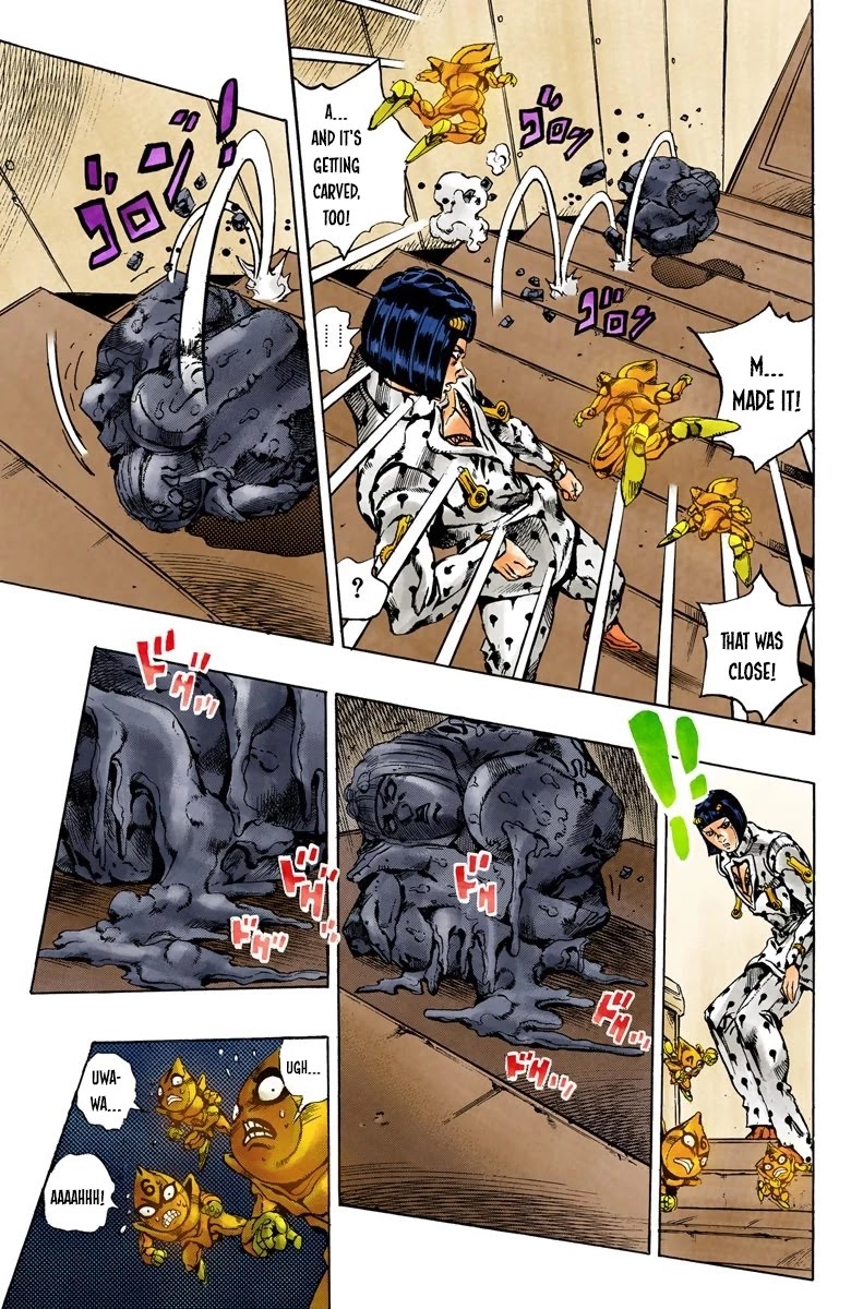 JoJo's Bizarre Adventure Part 5 - Vento Aureo (Official Colored) chapter 154 page 10