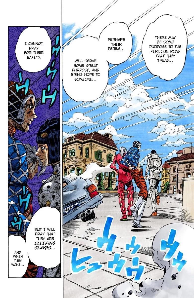 JoJo's Bizarre Adventure Part 5 - Vento Aureo (Official Colored) chapter 155 page 12