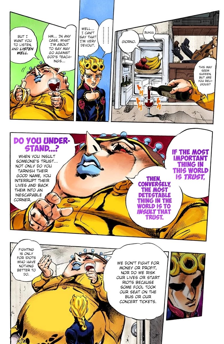 JoJo's Bizarre Adventure Part 5 - Vento Aureo (Official Colored) chapter 16 page 14