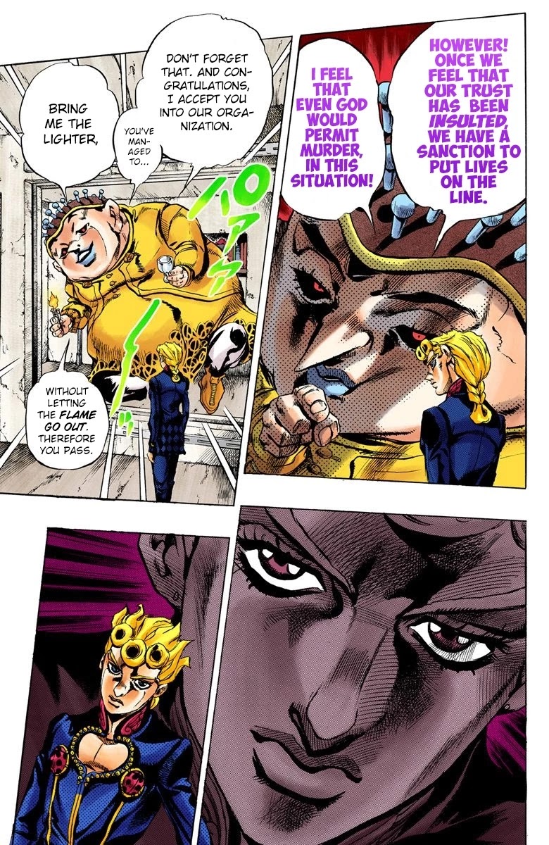 JoJo's Bizarre Adventure Part 5 - Vento Aureo (Official Colored) chapter 16 page 15