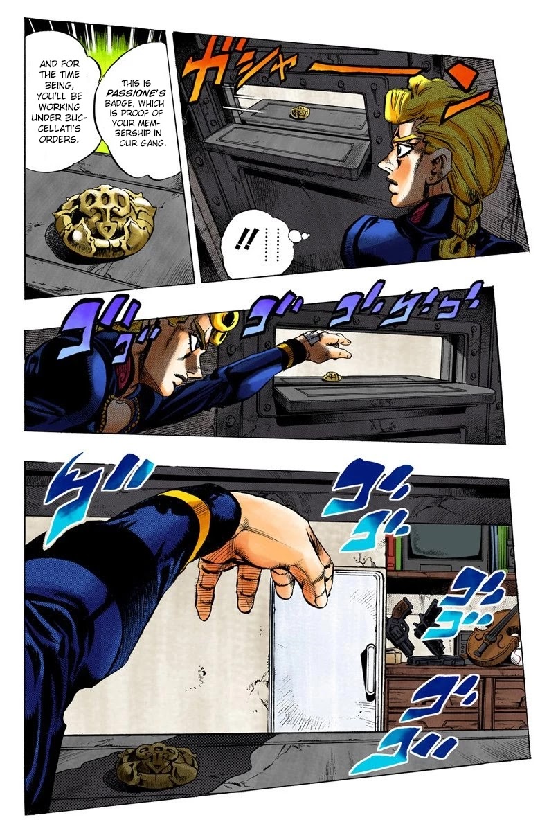 JoJo's Bizarre Adventure Part 5 - Vento Aureo (Official Colored) chapter 16 page 16