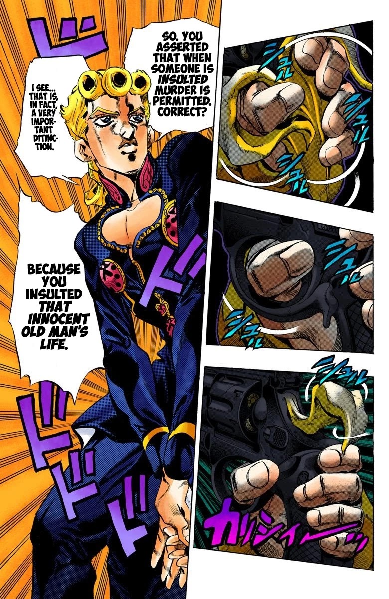 JoJo's Bizarre Adventure Part 5 - Vento Aureo (Official Colored) chapter 16 page 21