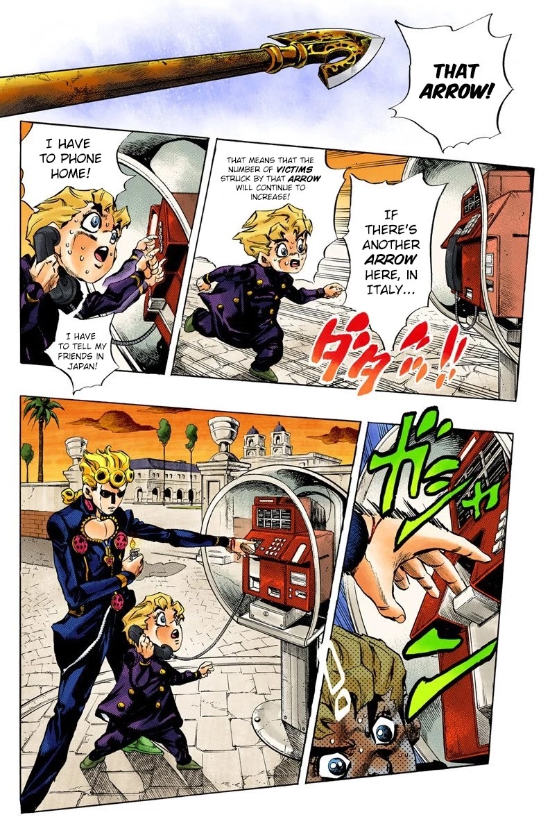 JoJo's Bizarre Adventure Part 5 - Vento Aureo (Official Colored) chapter 16 page 4