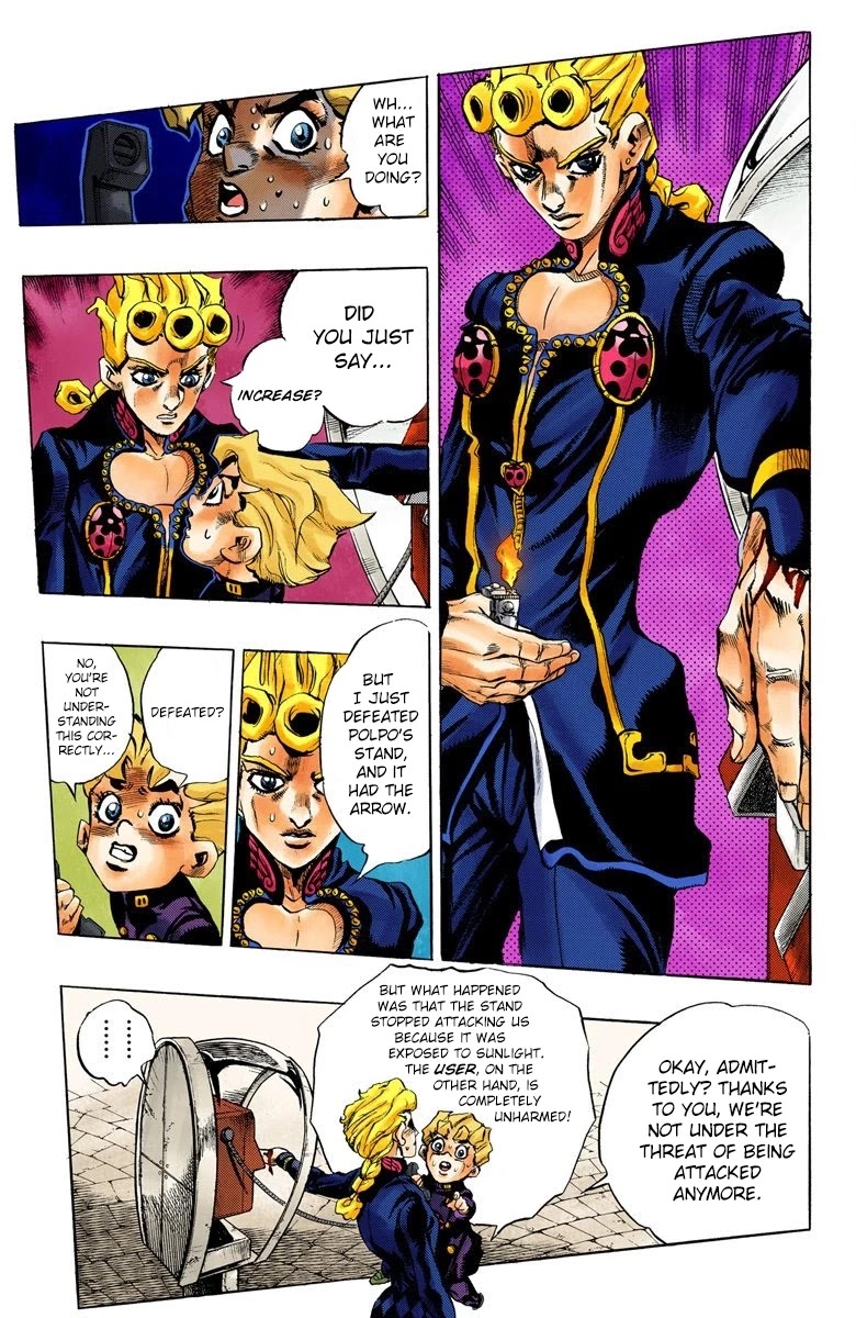 JoJo's Bizarre Adventure Part 5 - Vento Aureo (Official Colored) chapter 16 page 5